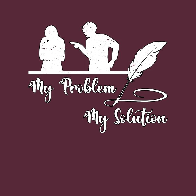 Poetry Lover My Problem My Solution Pictogram Mom