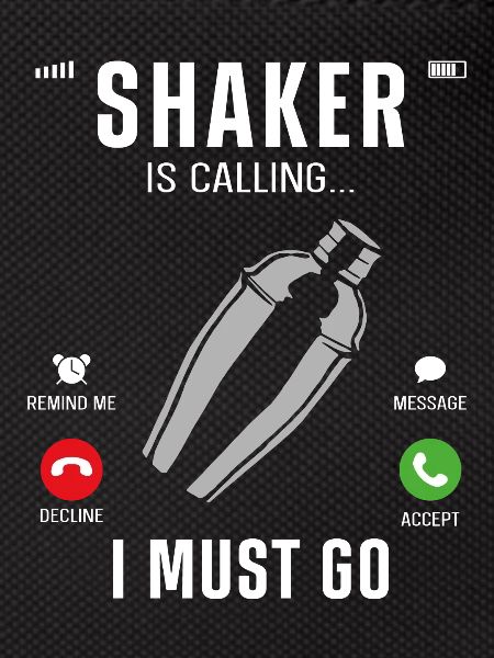 Bartender Mixologist Phone Display