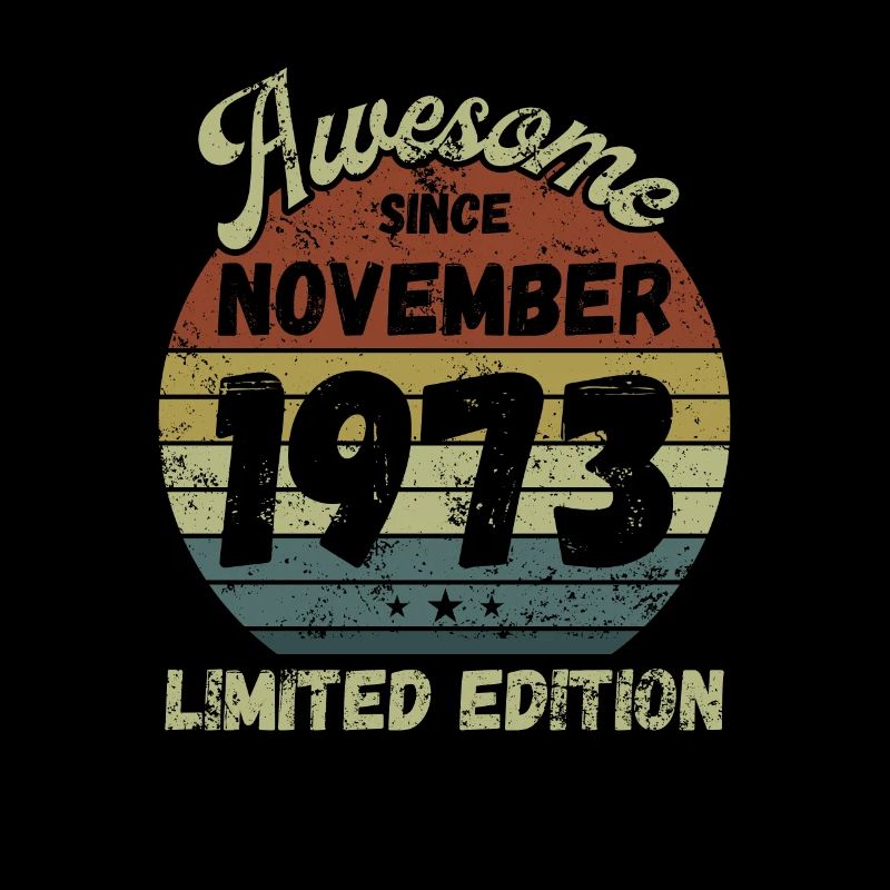 Awesome since November 1973 - Geburtstag