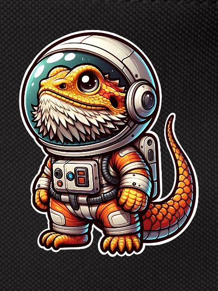 Bearded Dragon Astronaut