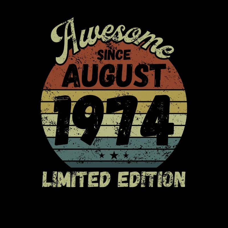 Awesome since August 1974 - Geburtstag