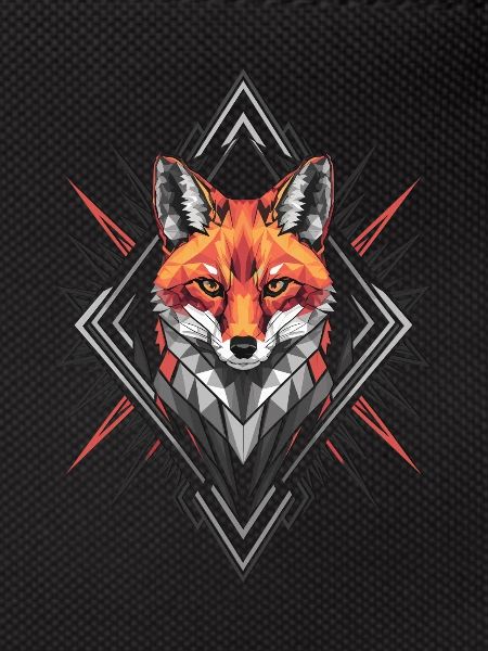 Geometric Fox Artwork