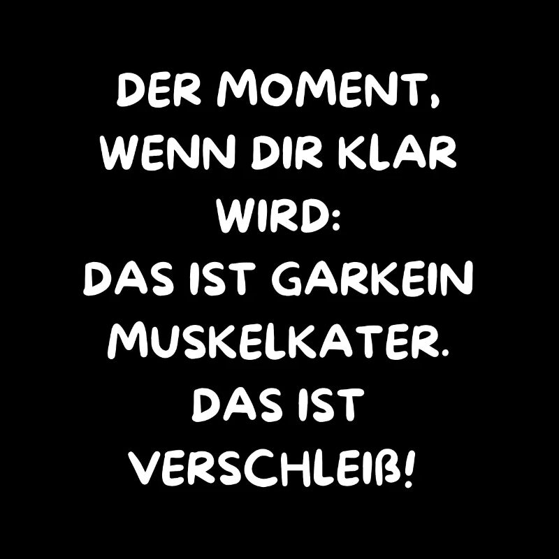 DER MOMENT WENN DIR KLAR WIRD, DASS DU ALT WIRST!