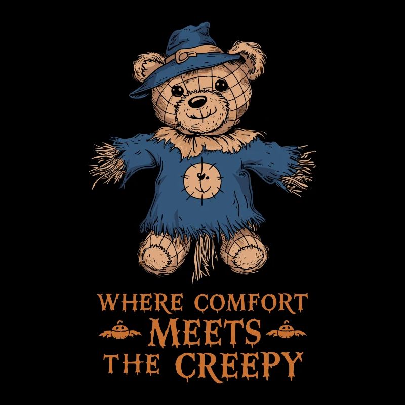 Horror Teddy Bear Clawing Through The Night Horror