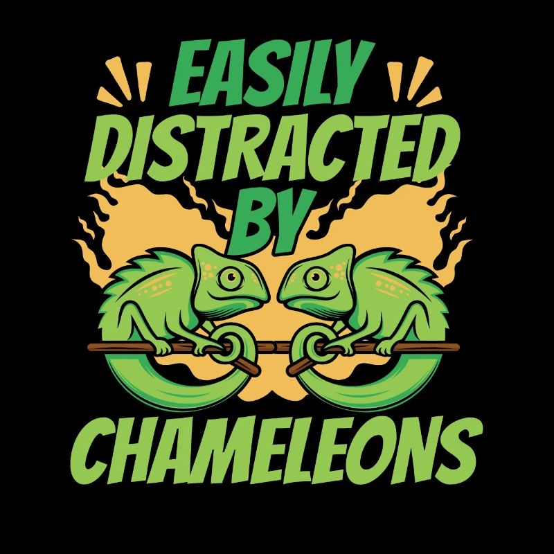 Easily Distracted By Chameleons Veiled Panther