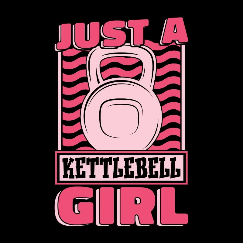 Kettlebell juste une fille kettlebell