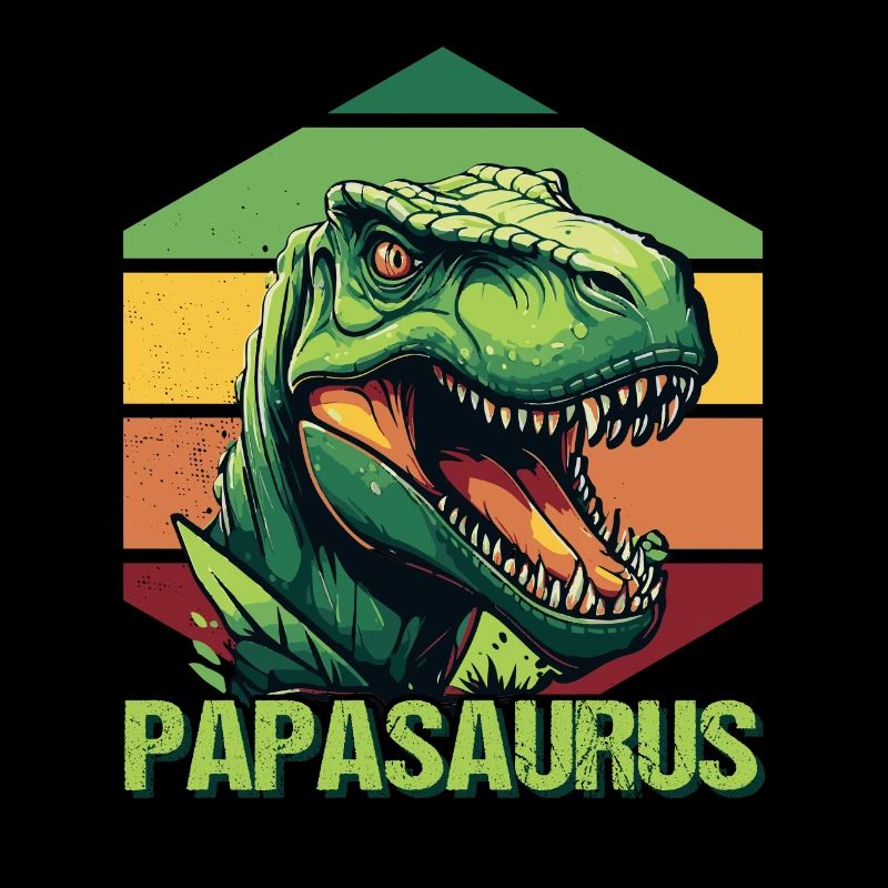 Dad Father Dino Dinosaur Papasaurus