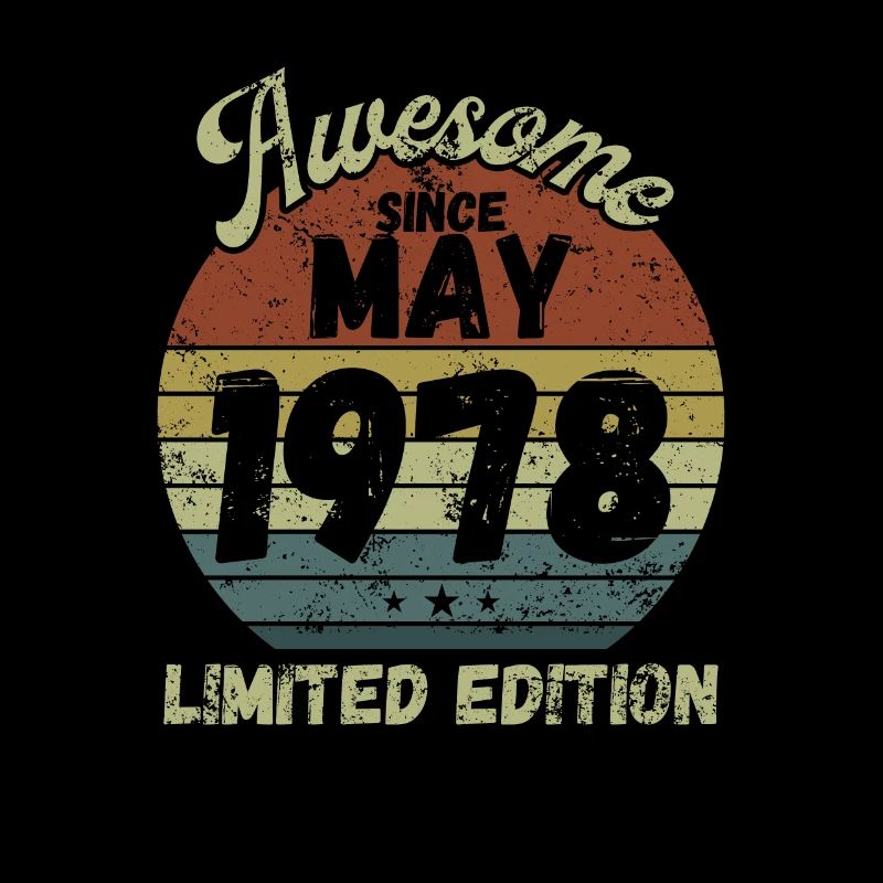 Awesome since May 1978 - Geburtstag