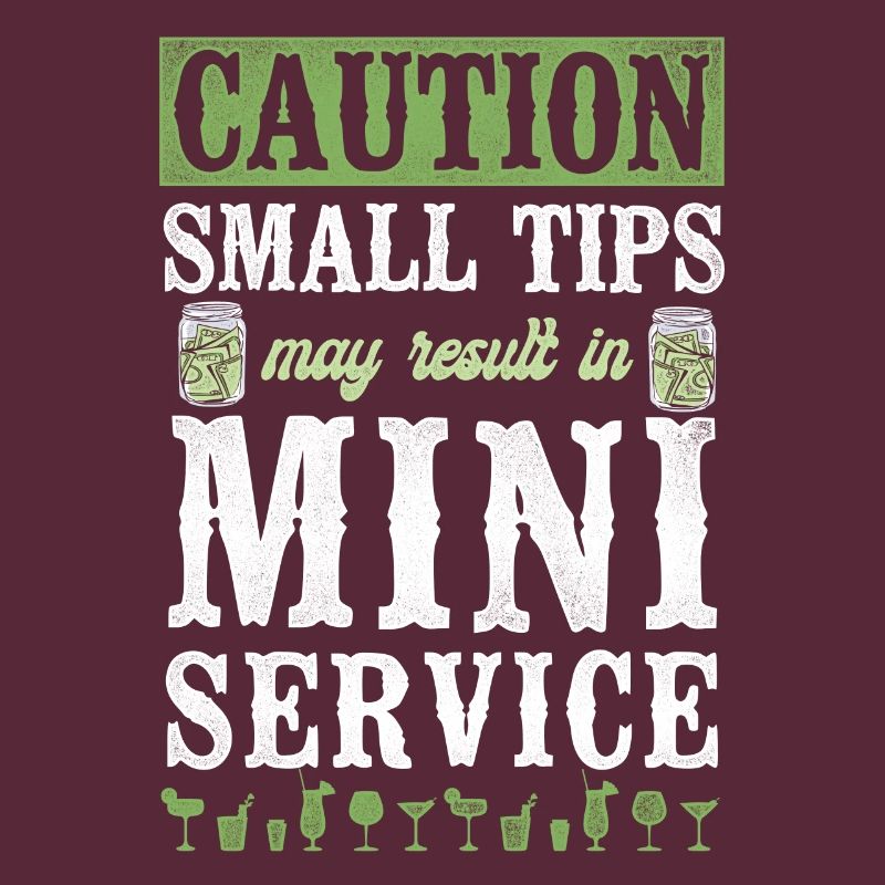 Bartender Mixologist Caution Small