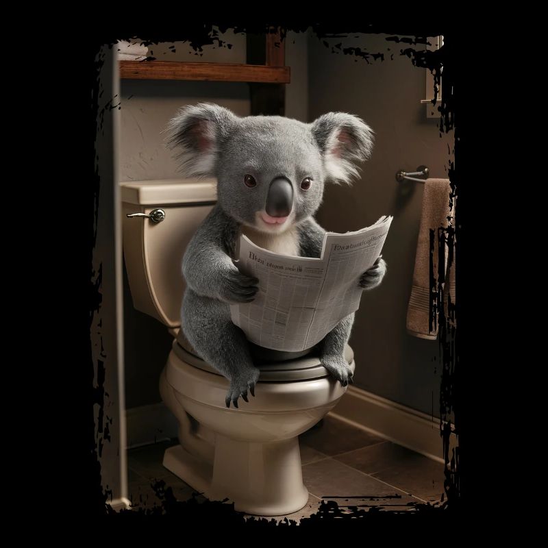 Koala-Toilette Geschenk