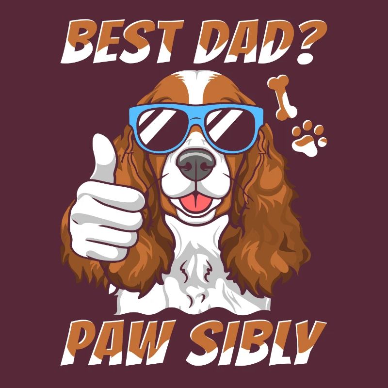 Cocker Spaniel Father Best Dad Pawsibly