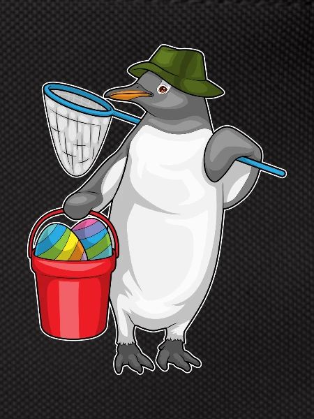 Penguin Easter Fishing