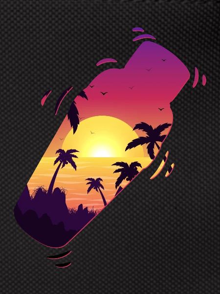 Bartender Mixologist Shaker Sunset