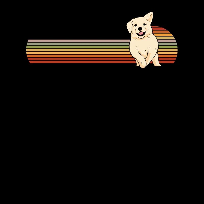 Retro Golden Retriever