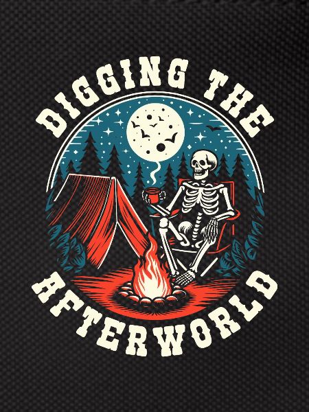 Tent Camping Camping Skeleton