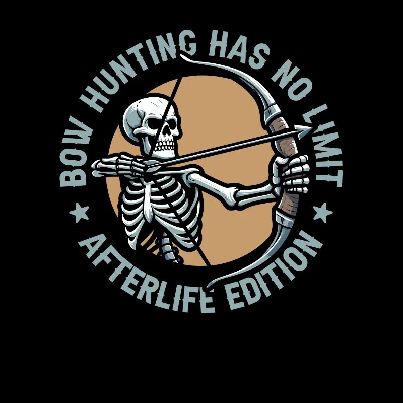 Bow Hunting Bow Hunter Skeleton