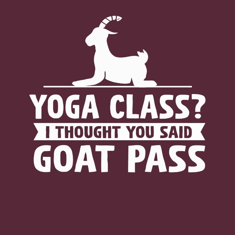 Yogastunde oder Ziegenpass