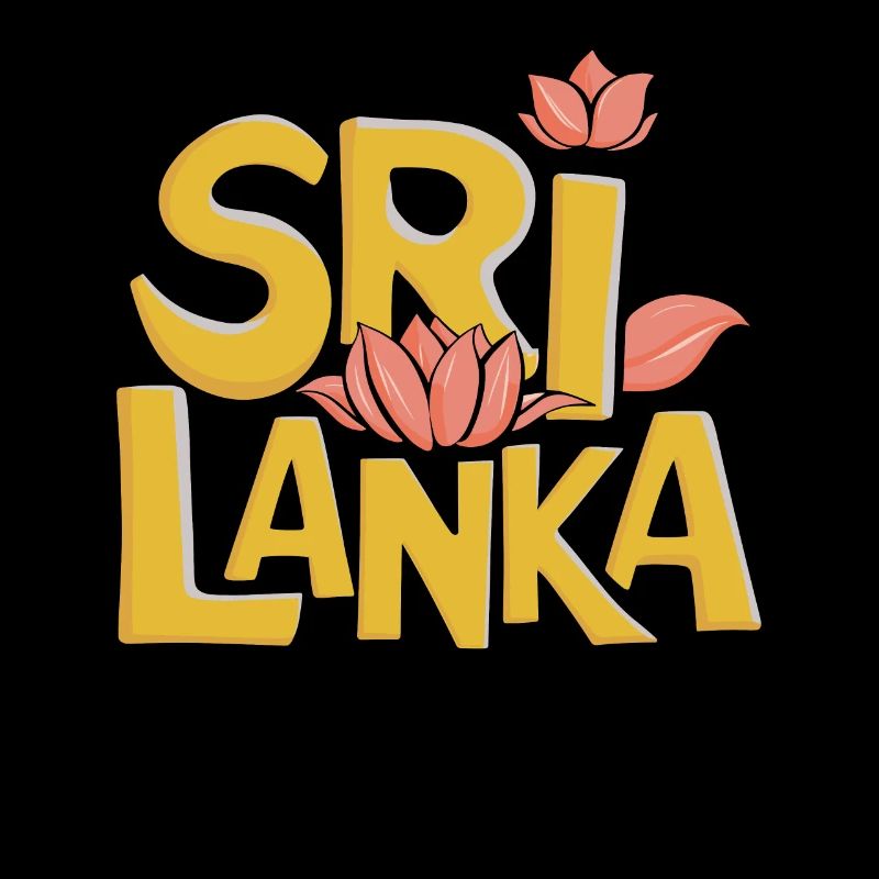 Sri Lanka Souvenir Blüten Design