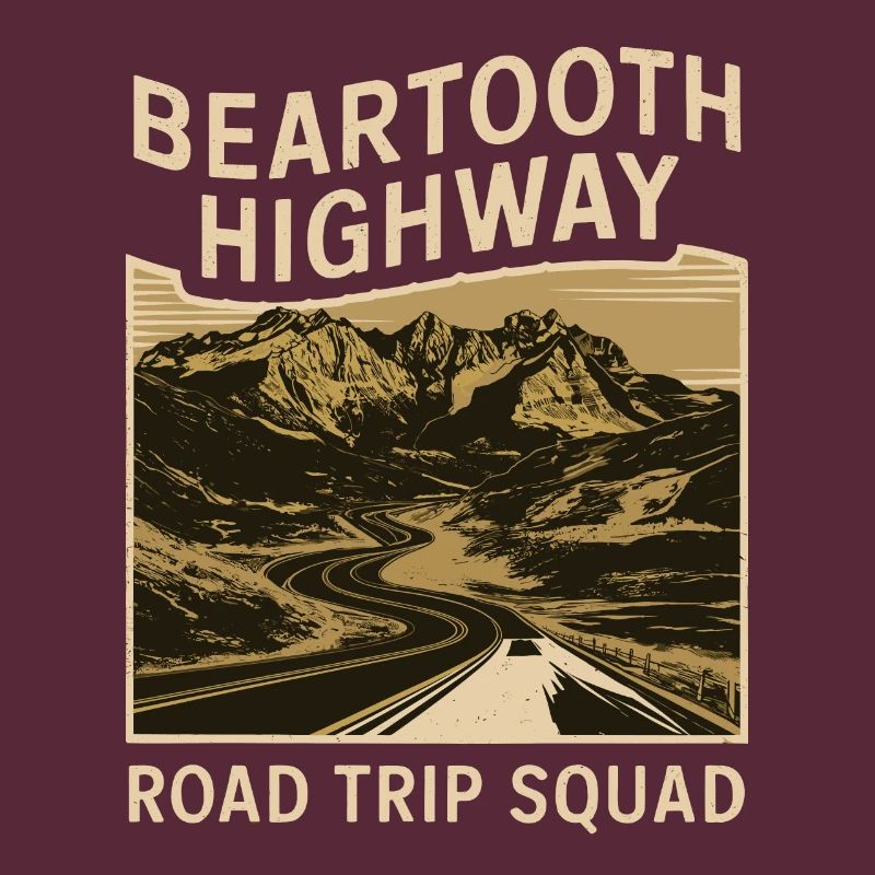 Escouade de road trip sur l’autoroute Beartooth