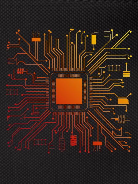 Tech Computer Motherboard Abstrakter Mikrochip