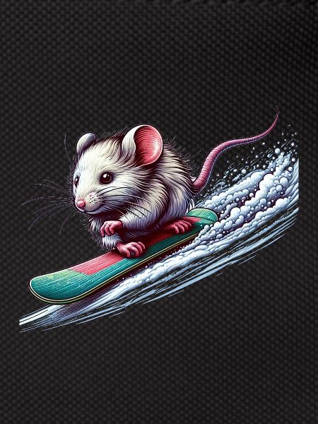 Cute Snowboarder Mouse