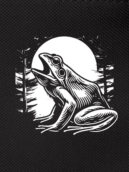 Frog Toad Moon Howling