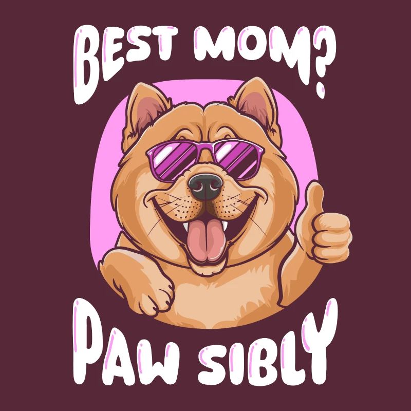 Chow Chow Mutter Meilleure maman Pawsibly