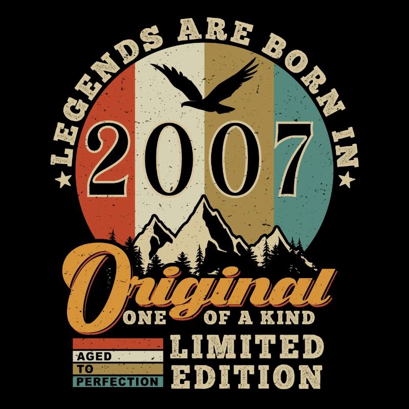 Original 2007 Authentic 2007 Birthday Gift