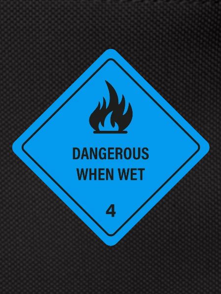 Wet and on fire!