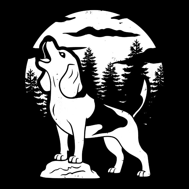 Beagle Hurlement de lune