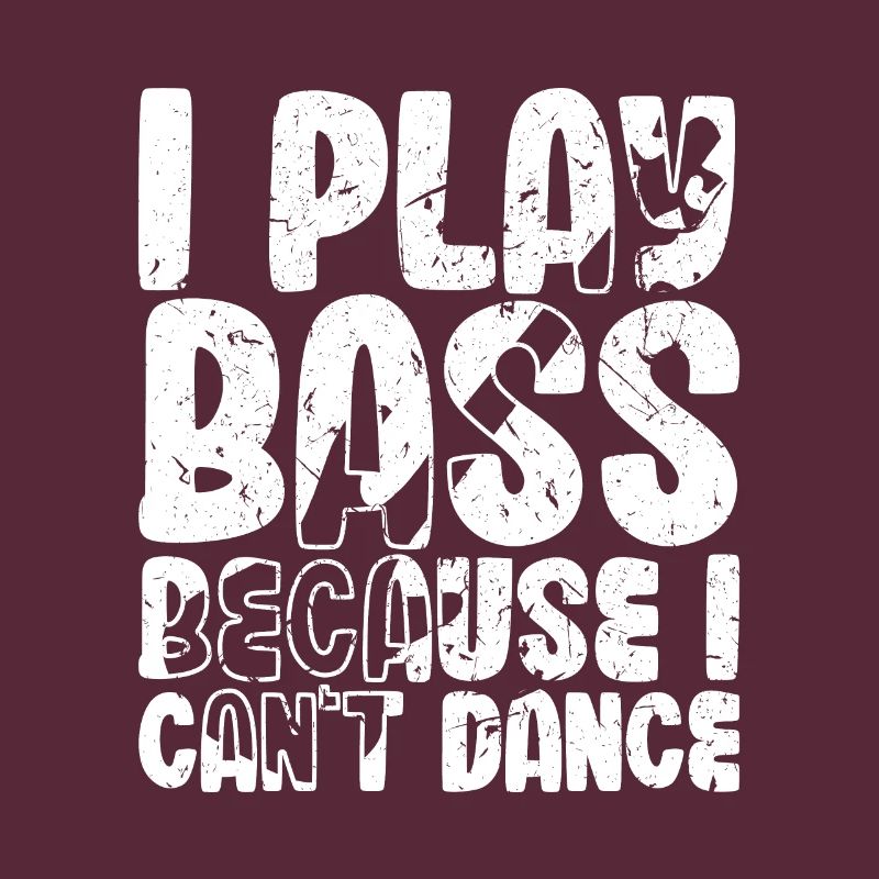 Je joue de la basse parce que je ne sais pas danser