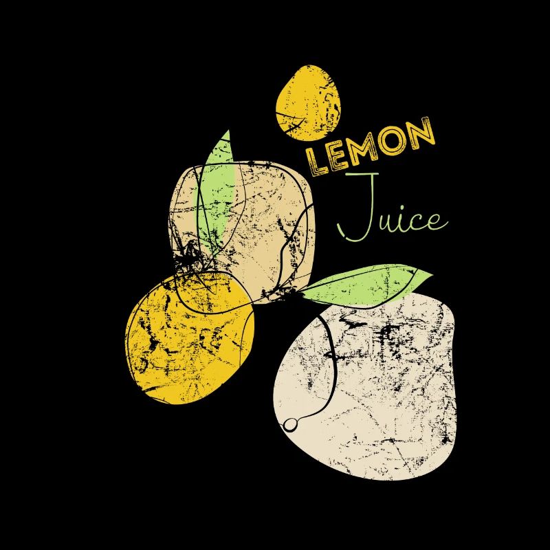 Zitronen Lemon Juice - expressionistisch - Kunst