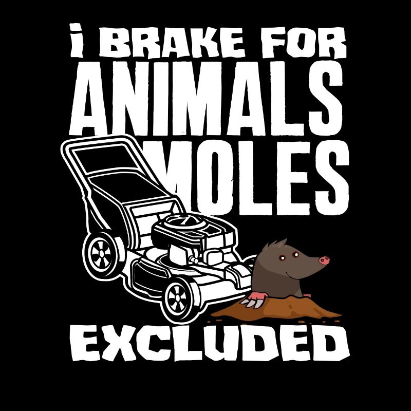 Landscaper Lawn Mowing Mole
