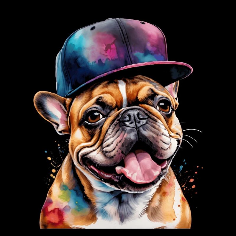 Bouledogue Français Snapback Cap Frenchie Dog