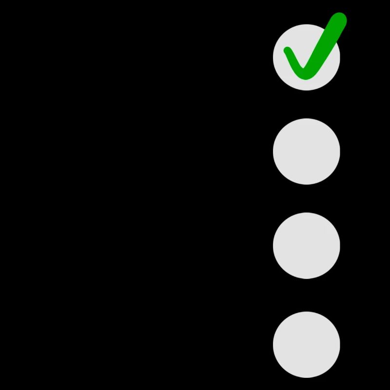 Liste de contrôle du marathon