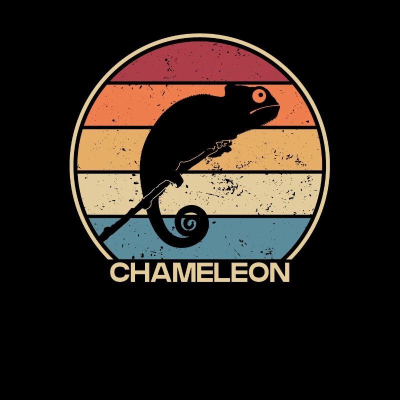 Retro Panther verschleierte Chamaeleonidae Liebhaber