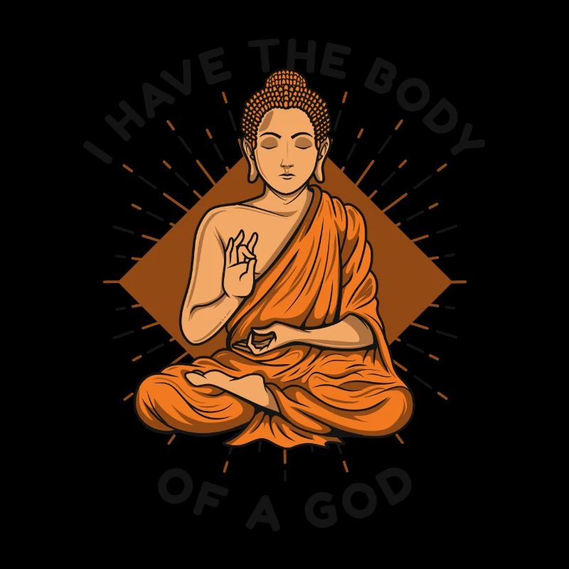Ich habe den Körper einer buddhistischen Gott-Symbol-Statue