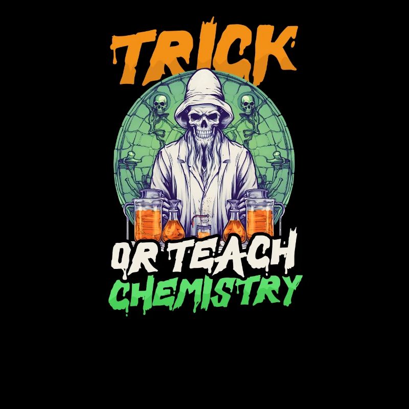 Halloween Chemielehrer Süßes Oder Saures Chemiker