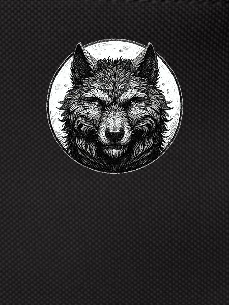 Wolf Face Portrait
