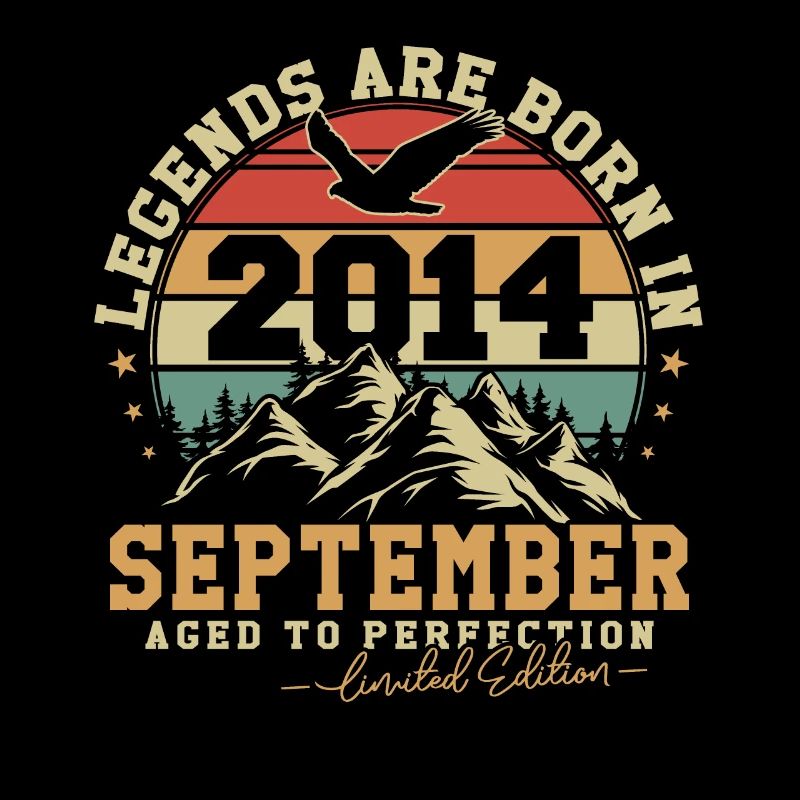 September 2014 Vintage Birthday 2014 Gift