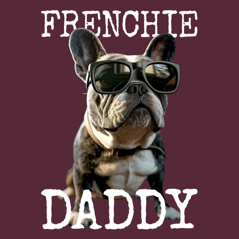 Frenchie Daddy Dad Father's Day Great Dane