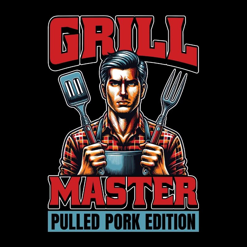 Pulled Pork BBQ Grill Master Pulled Barbecue Lover