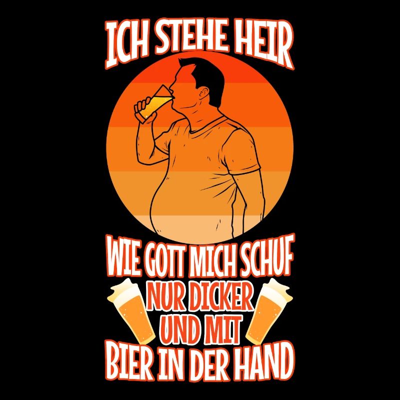 I stand here as God created me. Only thicker