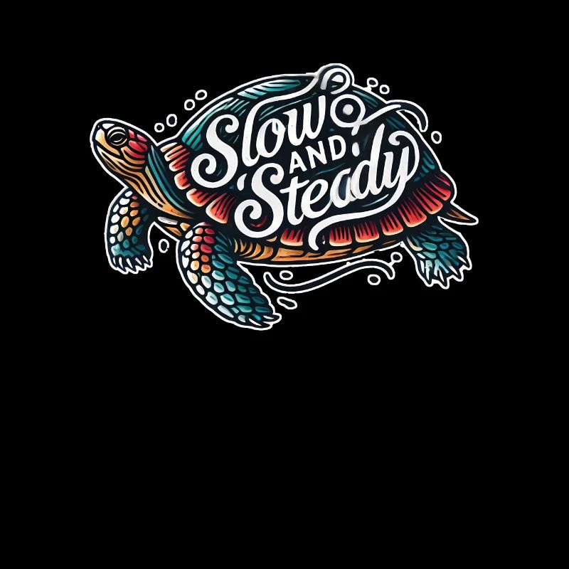 Geduld Mit Unserer Slow And Steady Turtle