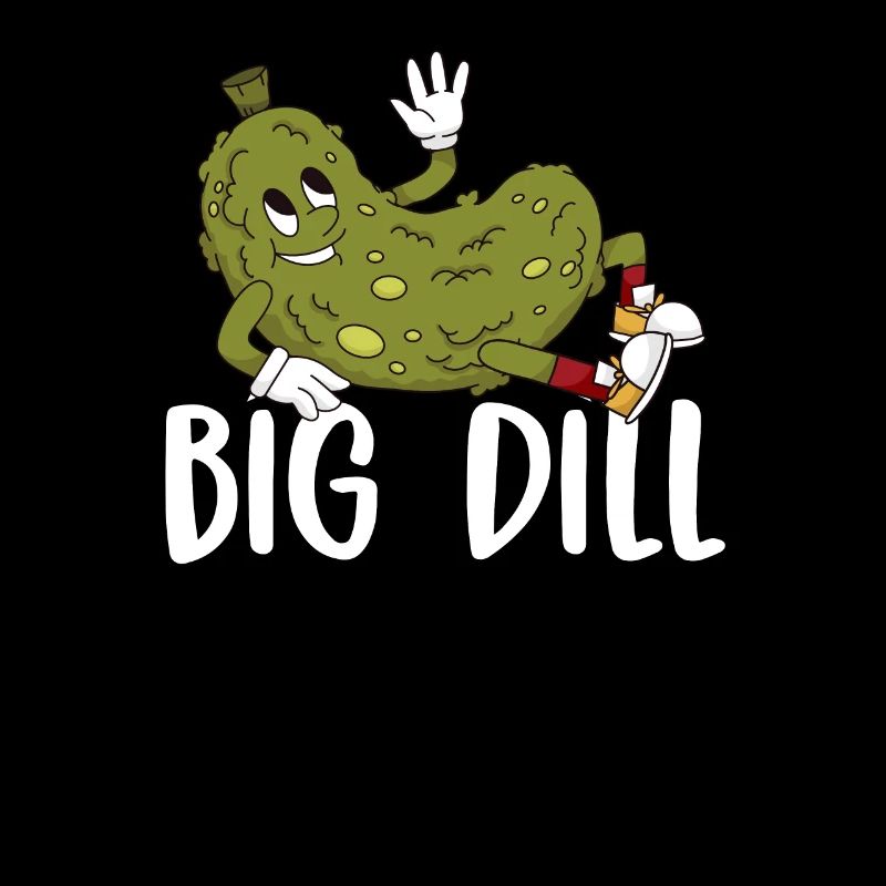 Big Dill Pickle Puns Fermented Canned Veggie