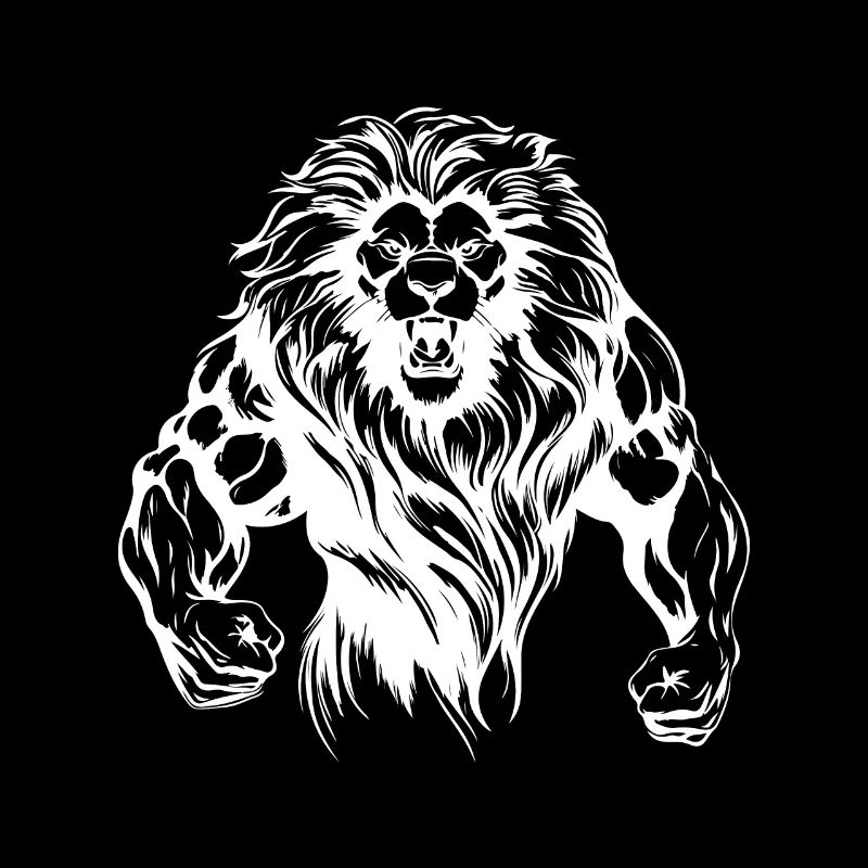 Löwe Bodybuilding