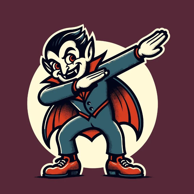 Dabbing Vampire Funny Dabbing Design