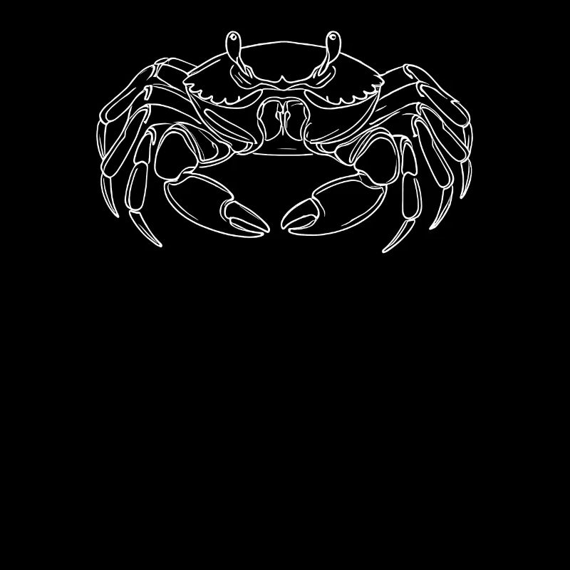 Crabe au trait