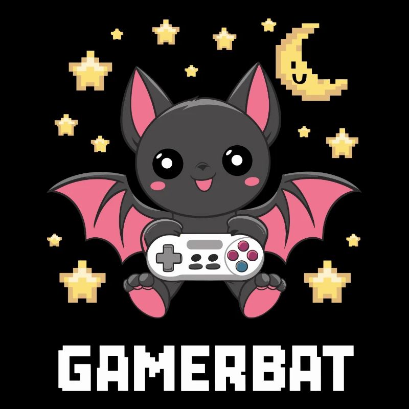 Cute Gaming Bat Gamebat for Bat Lovers