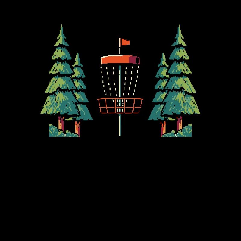 Frisbee Golf Disc Golf 8 Bit